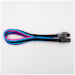A product image of GamerChief Elite Series 8-Pin PCIe 30cm Sleeved Extension Cable (Blue/Pink/Purple/Black)